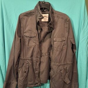 Women's Utility Jacket in Charcoal Gray
